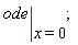 eval(ode, x = 0);