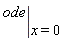 eval(ode, x = 0)