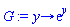 proc (y) options operator, arrow; exp(y) end proc