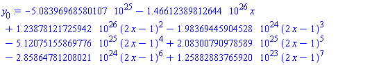 -HFloat (5.083969685801073e25) -HFloat (1.4661238981264424e26) * س + HFloat (1.2387812172594187e26) * (2 * س 1) ^ 2-HFloat (1.9836944590452831e24) * (2 * س 1) ^ 3 HFloat (5.120751558697758 E25) * (2 * س 1) ^ 4 + HFloat (2.0830079097858884e25) * (2 * س 1) ^ 5 HFloat (2.8586478120802086e24) * (2 * س 1) ^ 6 + HFloat (1.2588288376592004e23) * (2 * س 1) ^ 7