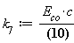 k__7 := E__co*c/(1.280253121)