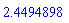 2.4494898