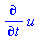 diff(u, t)