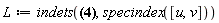 L := indets(2*u*u[x]+3*alpha[1](t)*v*u[x, x]+4*beta[1](t)*u[x, t]*u[t]*v[x, x]+3*r(x)*s(x, t)*v+u[t]+gamma[1](t)*u[x, x, x]*u[t]*v[t]+3*(diff(diff(r(x), x), x))*s(x, t)*u+v[t, t]+alpha[1](t)*(diff(r(x), x))*u+beta[1](t)*(diff(diff(s(x, t), t), x))*v, specindex([u, v]))