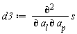 d3 := diff(s, a[l], a[p])