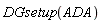 DGsetup(ADA)
