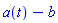 a(t)-b