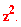 "z^(2)."