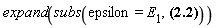 expand(subs(epsilon = E[1], a[4]*v[4]+a[2]*(exp(E[4]))^3*v[2]+a[1]*exp(E[4])*v[1]-a[4]*epsilon*v[1]+a[3]*v[3]/(exp(E[4]))^2))