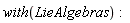 with(LieAlgebras):