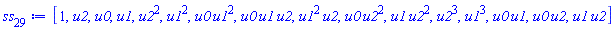 [1, u2, u0, u1, u2^2, u1^2, u0*u1^2, u0*u1*u2, u1^2*u2, u0*u2^2, u1*u2^2, u2^3, u1^3, u0*u1, u0*u2, u1*u2]