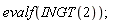 evalf(INGT(2))