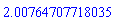 HFloat(2.0076470771803545)