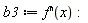 b3 := diff(f(x), x, x):