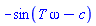-sin(T*omega-c)
