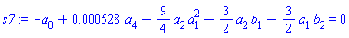 -a[0]+0.528e-3*a[4]-(9/4)*a[2]*a[1]^2-(3/2)*a[2]*b[1]-(3/2)*a[1]*b[2] = 0