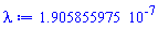 0.1905855975e-6