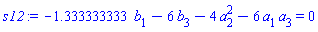 -1.333333333*b[1]-6*b[3]-4*a[2]^2-6*a[1]*a[3] = 0