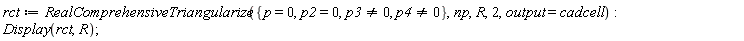 rct := RealComprehensiveTriangularize({p = 0, p2 = 0, p3 <> 0, p4 <> 0}, np, R, 2, output = cadcell); Display(rct, R)