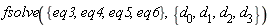 fsolve({eq3, eq4, eq5, eq6}, {d[0], d[1], d[2], d[3]})