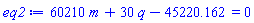 60210*m+30*q-45220.162 = 0