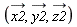 `#mover(mi("x2"),mo("&rarr;"))`, `#mover(mi("y2"),mo("&rarr;"))`, `#mover(mi("z2"),mo("&rarr;"))`