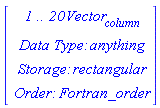 RTABLE(18446744074184893230, anything, Vector[column], rectangular, Fortran_order, [], 1, 1 .. 20)