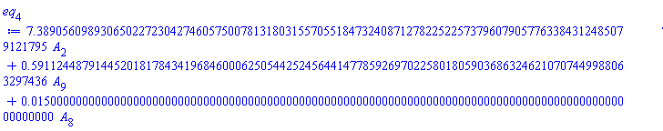 7.389056098930650227230427460575007813180315570551847324087127822522573796079057763384312485079121795*A[2]+.5911244879144520181784341968460006250544252456441477859269702258018059036863246210707449988063297436*A[9]+0.1500000000000000000000000000000000000000000000000000000000000000000000000000000000000000000000000000e-1*A[8]