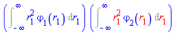 (Int(r[1]^2*varphi[1](r[1]), r[1] = -infinity .. infinity))*(Int(r[1]^2*varphi[2](r[1]), r[1] = -infinity .. infinity))