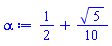 1/2+(1/10)*5^(1/2)