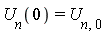 U__n(0) = `U__n,0`