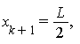 "`x__k+1`=L/(2),"