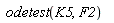 odetest(K5, F2)