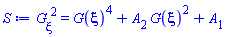 (diff(G(xi), xi))^2 = G(xi)^4+A[2]*G(xi)^2+A[1]