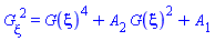 (diff(G(xi), xi))^2 = G(xi)^4+A[2]*G(xi)^2+A[1]