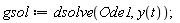 gsol := dsolve(Ode1, y(t))