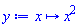 proc (x) options operator, arrow; x^2 end proc