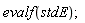 evalf(stdE)