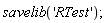 savelib('RTest')