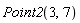 Point2(3, 7)