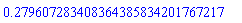 .279607283408364385834201767217