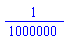 1/1000000