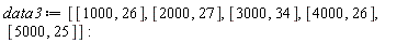 data3 := [[1000, 26], [2000, 27], [3000, 34], [4000, 26], [5000, 25]]