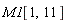 M1[1, 11]