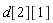 d[2][1]