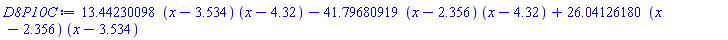 13.44230098*(x-3.534)*(x-4.32)-41.79680919*(x-2.356)*(x-4.32)+26.04126180*(x-2.356)*(x-3.534)
