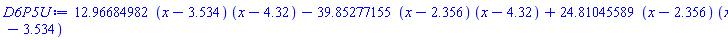 12.96684982*(x-3.534)*(x-4.32)-39.85277155*(x-2.356)*(x-4.32)+24.81045589*(x-2.356)*(x-3.534)