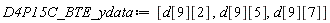 D4P15C_BTE_ydata := [d[9][2], d[9][5], d[9][7]]