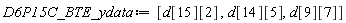 D6P15C_BTE_ydata := [d[15][2], d[14][5], d[9][7]]