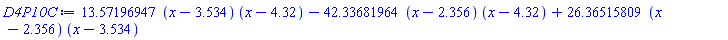 13.57196947*(x-3.534)*(x-4.32)-42.33681964*(x-2.356)*(x-4.32)+26.36515809*(x-2.356)*(x-3.534)